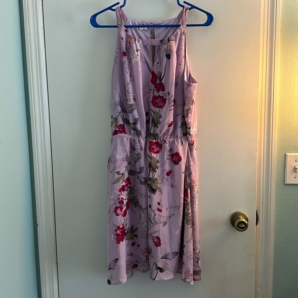 Maurices purple floral sleeveless dress. Size 0 plus size